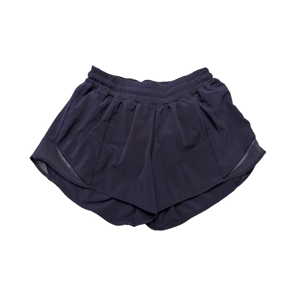 Lululemon Hotty Hot High-Rise Lined Shorts Navy Blue 2.5" Inseam Size 6 W7AGTS